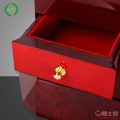 鋼琴亮光漆首飾收納盒 實木工藝與藝術(shù)美學(xué)的完美結(jié)合